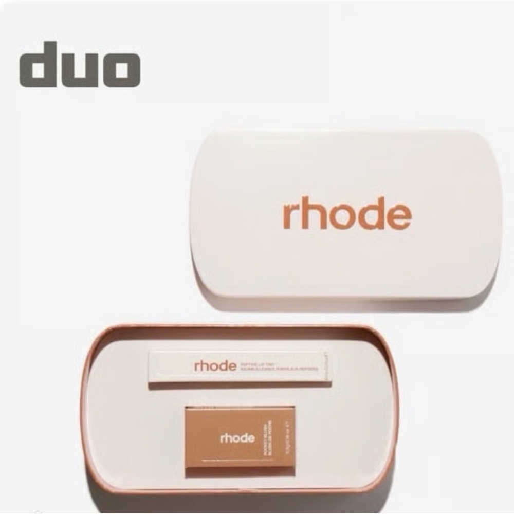 RHODE SKIN BIRTHDAY toasted teddy blush + cinnamon lip